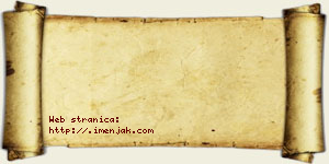 Anđela Bajalović vizit kartica